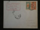 BT11 LA REUNION  BELLE LETTRE GRIFFE ROUGE  VOYAGE D ETUDE RRR 1938 SAINT DENIS A MADAGASCAR  +++ AFFRANCH. PLAISANT - Luchtpost