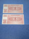 SLOVENIA-P3 5T 1990 UNC (2 Consecutivi) - Slovenia