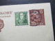 Schweden 2x GA 1919 Stempel Storängen - Biebrich Und 1x 1948 Stempel K1 Eksjö Nach Biebrich / Wiesbaden - Enteros Postales