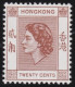 Hong Kong     .    SG    .    181   (2 Scans)  .  1954 - 62    .  Mult Script CA      .    *   .    Mint-hinged - Unused Stamps