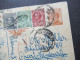 Italien 1926 Ganzsache / Fragekarte ?! Mit 3 Zusatzfrankaturen Palermo - Berlin Charlottenburg - Entero Postal