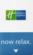 Clef D'hôtel - France - Holiday Inn Express, Now Relax, Bande Bleue, Texte Au Verso - Hotelsleutels