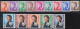 Hong Kong     .    SG    .   14 Timbres  (2 Scans)  .  1966-72    .    *   .    Mint-hinged  (VLH) - Unused Stamps