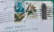 BELGIUM-2022, COVER USED TO INDIA, 4 DIFFERENT STAMP, BIRD, ROSE  FLOWER, PLANT, RAILWAY, KING - Covers & Documents