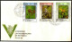 CUBA HABANA 1990 - V CONGRESO LATINOAMERICANO DE BOTANICA - 2 FDC - M - Tabaco