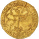Monnaie, France, Henri VI, Salut D'or, 1423-1449, Rouen, 2nd Emission, TTB+, Or - 1422-1453 Henri VI De Lancastre