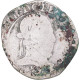 Monnaie, France, Henri III, 1/2 Franc Au Col Plat, 1576, Rennes, TB, Argent - 1574-1589 Henri III