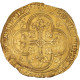 Monnaie, France, Philippe VI, Ecu D'or à La Chaise, 1349-1350, 6e émission - 1328-1350 Philip VI The Forunate