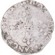 Monnaie, France, Henri III, 1/8 Ecu, 1586, Rennes, TB+, Argent, Gadoury:485 - 1574-1589 Hendrik III