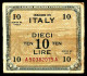 A8 ITALIE   BILLETS DU MONDE   BANKNOTES  10 LIRE 1943 - Altri & Non Classificati