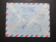 Israel 1967 Auslandsbrief Nach München / Einschreiben Express Beleg Haifa Air Mail / Rückseitig 6 Stempel!! - Brieven En Documenten