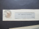 Rumänien 1899 Ganzsachen / 2x Streifband Mit Adressaufkleber Onor. Consulat Al Germaniei Galati - Postal Stationery