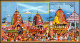 INDIA-2010-RATH YATRA PURI- MS- ERROR- UNIQUE DRY PRINT-MNH IE-33 - Errors, Freaks & Oddities (EFO)