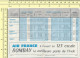 Air France Horaire De Poche 1968 N°13 Lignes Au Départ D'Algerie - Europa