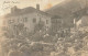 73 - SAVOIE - BOZEL - CARTE PHOTO 16 Juillet 1904 - Catastrophe Hotel ,des Alpes - 10139 - Bozel