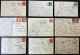 LOT DE 9 CARTES POSTALES SUISSE / THUN ZURICH WOHLEN LUGANOAROSA MONTREUX ... LOT 2 - Wohlen