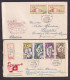 Delcampe - Czechoslovakia 1959 - Lot Of 14 First Day Covers Mostly Sent By Registered Mail To Sisak, Various Topic, Nice / 12 Scans - FDC