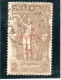 GREECE GRECIA HELLAS 1900 1901 STATUE OF HERMES PRAXITELES SURCHARGED 50L On 2d USED USATO OBLITERE' SIGNED - Used Stamps