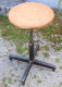 - TABOURET INDUSTRIEL BOIS & METAL VINTAGE REGLABLE EN HAUTEUR Déco XXe   E - Autres & Non Classés