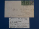 C NOUVELLE CALEDONIE BELLE LETTRE TRES RARE 1892 NOUMEA A OAMARU NOUVELLE ZELANDE+++PAIRE SURCHARGéE++ AFF. PLAISANT+++ - Brieven En Documenten