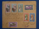 C NOUVELLE CALEDONIE BELLE LETTRE RARE 1934  PETIT BUREAU HOUAILOU 1ER VOL  NOUMEA PARIS FRANCE+ PA N°9...++ - Cartas & Documentos