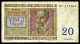 A8 BELGIQUE   BILLETS DU MONDE   BANKNOTES  20 FRANCS 1956 - Andere & Zonder Classificatie