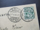 Schweiz 1904 Bedruckte Postkarte 2x Stempel Zürich Brf. Exp. Mit Ank. Stempel Langenthal / Gebrüder Hug Musikinstrumente - Brieven En Documenten