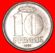 * HAMMER AND COMPASS (1963-1990): GERMANY  10 PFENNIG 1982A! DIES 1+A! · LOW START! · NO RESERVE!!! - 10 Pfennig