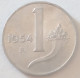 1954 - Italia 1 Lira     ----- - 1 Lire