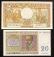Belgio Belgie Belgique 20 Francs 1956 + 50 Francs 1948 Sup/q.fds Lotto 2573 - Collections