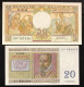 Belgio Belgie Belgique 20 Francs 1956 + 50 Francs 1948 Sup/q.fds Lotto 2573 - Colecciones