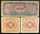 Francia France 50 Francs Allied Forces 1944 + Germania Germany 1 + 5 Mark  Lotto.2654 - Sin Clasificación