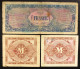 Francia France 50 Francs Allied Forces 1944 + Germania Germany 1 + 5 Mark  Lotto.2654 - Non Classés