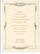 Menu 4 Pages, 1931, PALAIS D'ORSAY, 3 Scans - Menus