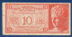 GREECE - Cassa Mediterranea Di Credito - P.M2 – 10 DRACME ND 1941 - CIRCULATED - SERIE 0002 636716 - Italiaanse Egeïsche Bezetting