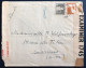 Palestine, Divers Sur Enveloppe TAD Petah Tikva 1942, + Censure Pour La France - (B1714) - Palästina