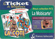 TICKET² TELEPHONE-PRIVE-FRANCE-TK-PR104-3Mn-La COTE En Poche-LaMobicarte-Atout Collect 2-Neuf-TBE/RARE - FT Tickets