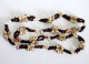 JOLI ANCIEN COLLIER SAUTOIR EN COQUILLAGE DES ILES BIJOU FANTAISIE ETHNIQUE 58cm    (1505.1) - Necklaces/Chains