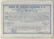 Brazil 1966 Shareholding Usina De Açúcar Pedreira From Joinville Pedreira Sugar Mill Size 18,5x26 Cm With 14 Coupons - S - V