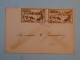 C  ST PIERRE & MIQUELON BELLE LETTRE FRANCE LIBRE RARE 1942 ST PIERRE  +N°250 274   SURCHARGES +AFF. PLAISANT + - Brieven En Documenten