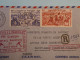 BT11 ST PIERRE & MIQUELON BELLE LETTRE   1948 1ER VOL  ST PIERRE A ST MALO  FRANCE +P AERIEN 12 15 +AFFRANCH. PLAISANT + - Lettres & Documents