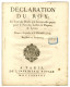 Document Imprimé Daté De Versailles Le 8 Décembre 1703 Sur Le Tarif Du Port Des Lettres Et Paquets. - TB. - R. - ....-1700: Precursores