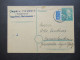 BRD Sonder PK PSo1 Mit Notopfer Absender Stempel Geschw. Heydorn Schuhwaren Neuwied Nach Kaiserslautern - Postcards - Used