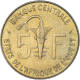 Monnaie, Communauté économique Des États De L'Afrique De L'Ouest, 5 Francs - Costa De Marfil