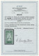 1937 St. Patrick 2/6 With "Se" Wmk. Inverted, Superb Never-hinged With Clear Certificate - Ongebruikt