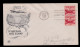 US.AIR MAIL.COIL 1947.6c.BLQ2.FIRST DAY ISSUE.SCOTT C33 - 1941-1950