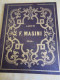 ALBUM De MASSINI/ Paroles  BARATEAU/ Avec Lithographies D'Auteuil, Leroux, Et Mouilleron/1844                    PART327 - Otros & Sin Clasificación