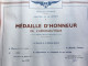 Médaille D'Honneur De L' Aéronautique Récompense Services-Ministère Défense(Yvon Bourges)Militaria Aviation-Aérien-Kuntz - Aviazione