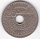 Protectorat Français 25 Centimes 1919 , Bronze Nickel, Lec# 130 - Tunisie