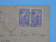 C ETAB. OCEANIE  BELLE LETTRE  1938 TAHITI PAPEETE POUR  BUREAU  RARE TARAVAO +PAIRE DE N°34 +AFF. PLAISANT+++ - Lettres & Documents